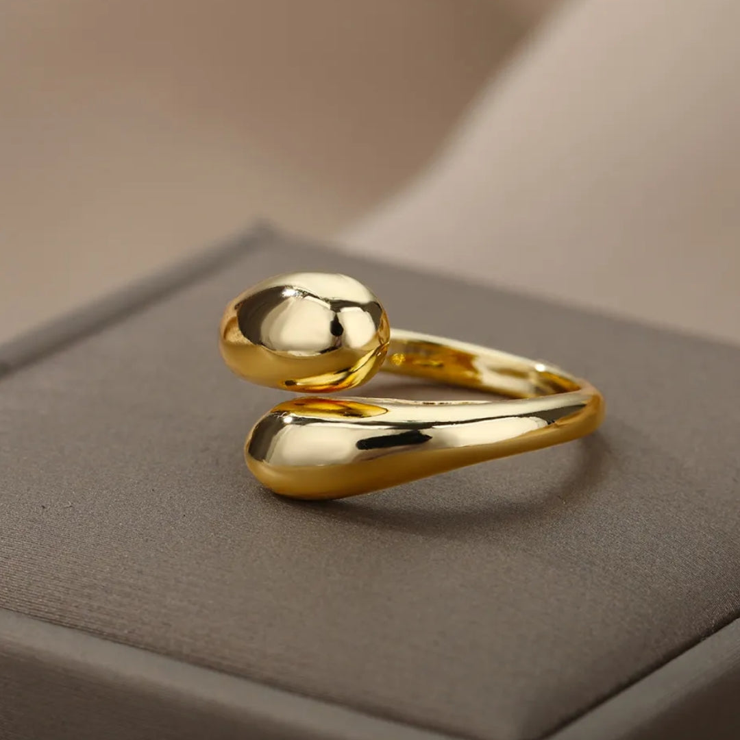 Verstellbarer goldener Ring | Gold