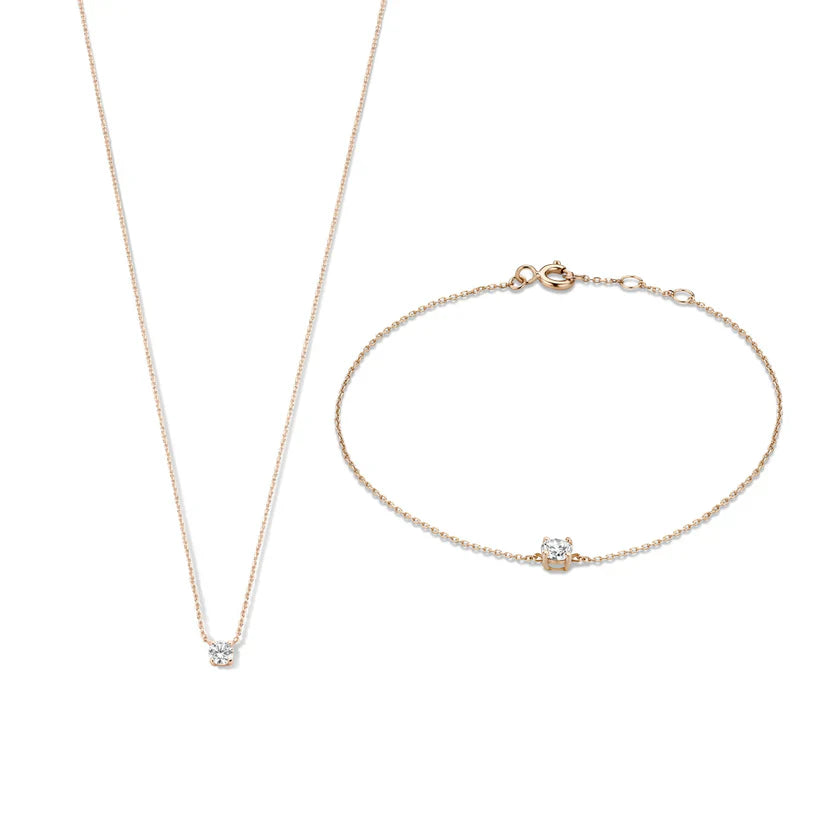 Cléa Moissanite-Steinset | Gold