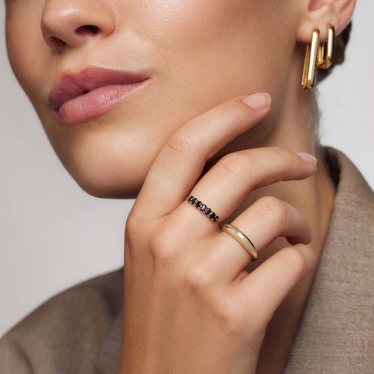Felsenfester Ring | Gold