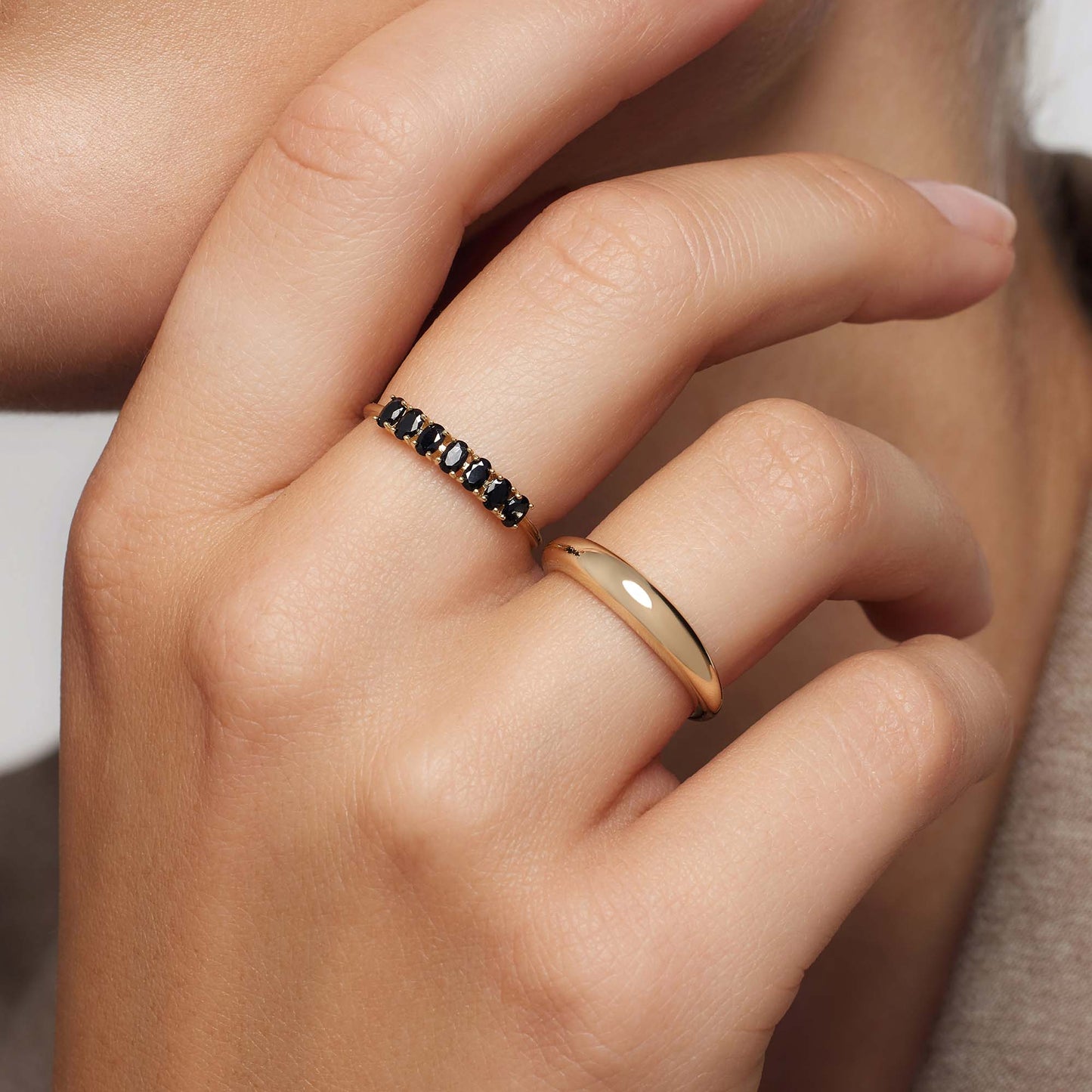 Felsenfester Ring | Gold