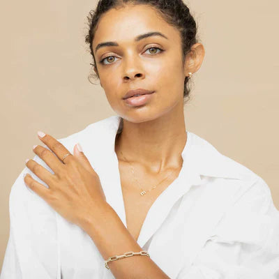 Liebesbrief-Initialen-Halskette | Gold