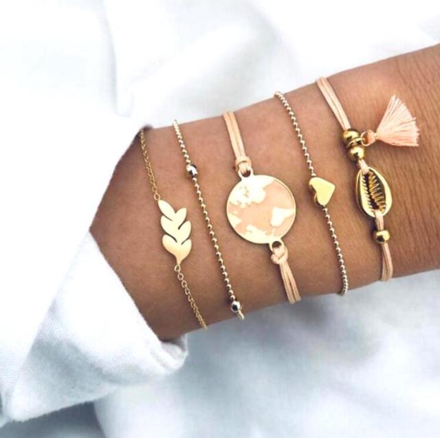 Premium Unique 5er-Armband-Set