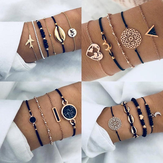 Premium Unique 5er-Armband-Set